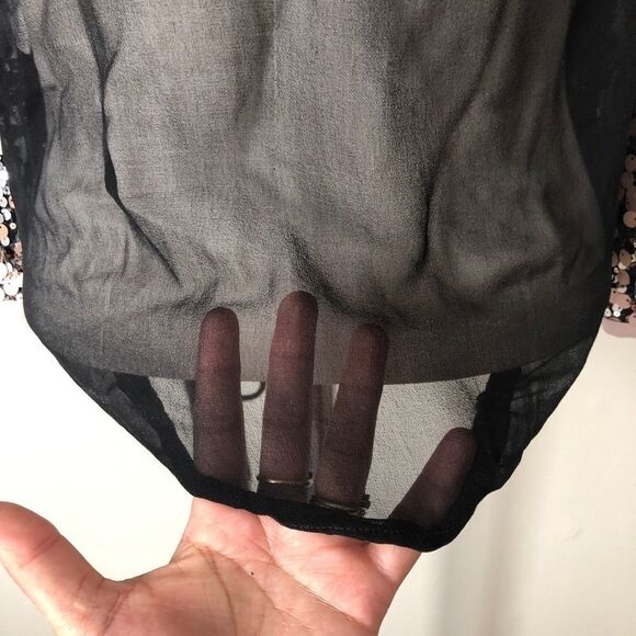 Diane Von Furstenberg Kavita Sequin Top NWOT - Picture 6 of 9